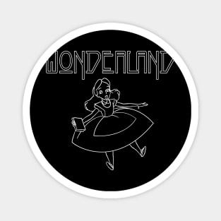 Wonderland Rock Magnet